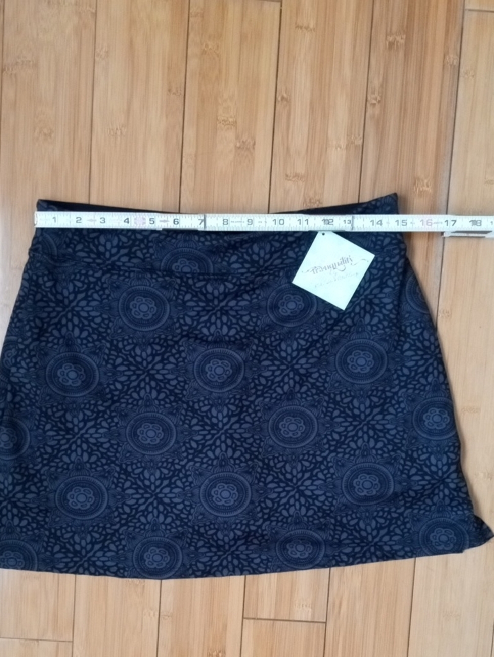 NWT Colorado Clothing Tranquility Chic Patterned Skort in Dark Sunstone Size M - Picture 5 of 14